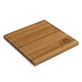 Cutting Board - 11" x 11" x 0.8" - Oak Edge Grain with Groove